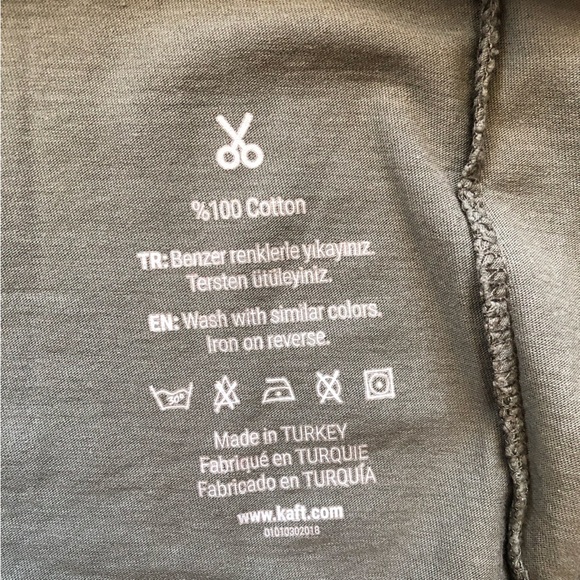 Kaft Outdoor Graphic T-Shirt in Olive Green Men’s Size L - Picture 5 of 9